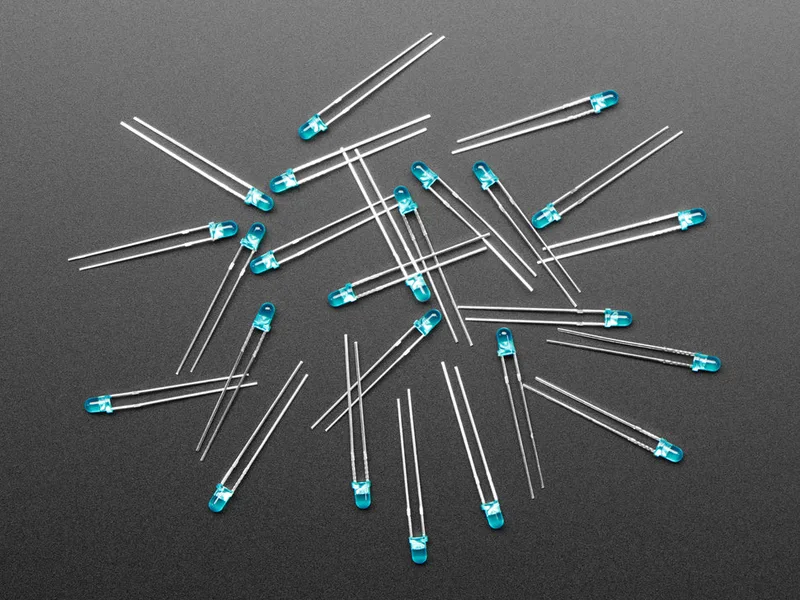 Diffused Blue 3mm LED (25 pack)