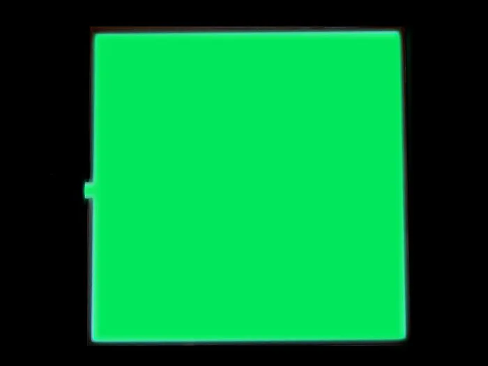 EL Panel - Green 10cm x 10cm