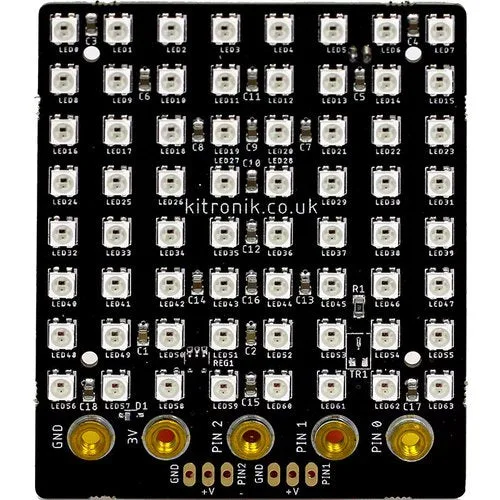 ZIP Tile - BBC microbit用 8x8 フルカラーLEDマトリックス--販売終了