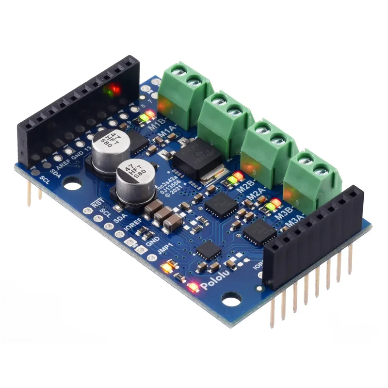Motoron M3S256 Arduino用I2Cトリプルモーターシールド