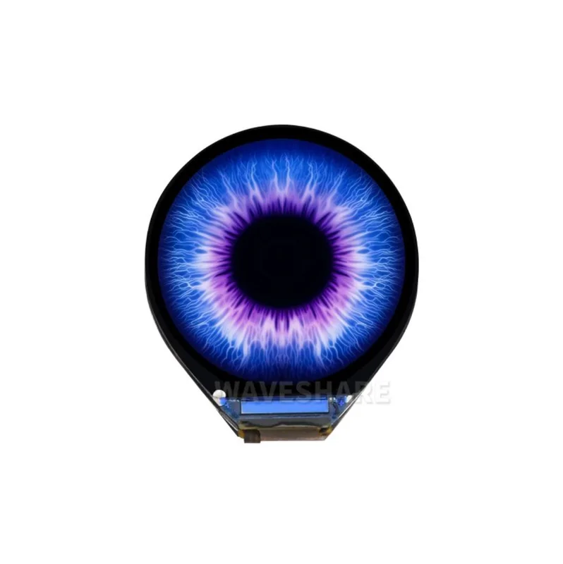 Waveshare 0.71インチ 丸形液晶ディスプレイモジュール 160×160