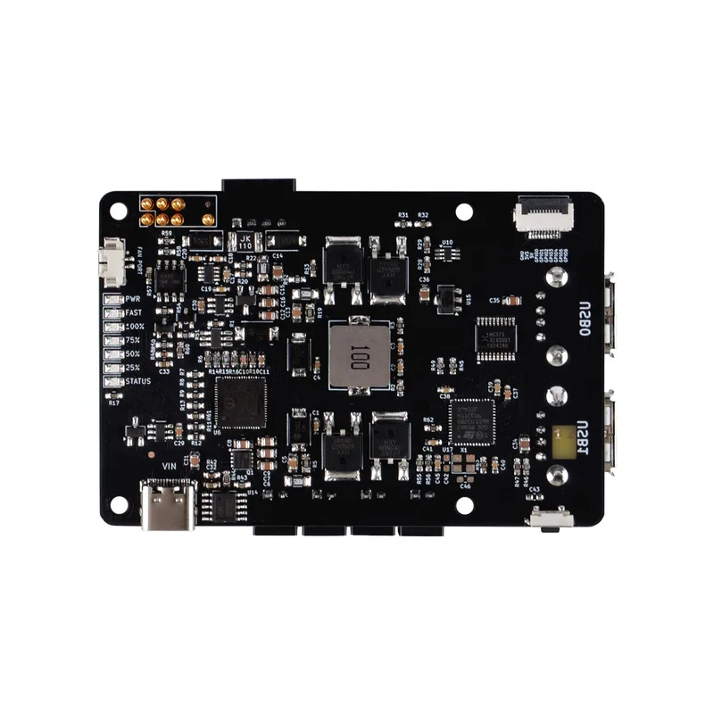 52Pi UPS Gen 6 Power Module with Physical Power Button & PikaPython Support for Raspberry Pi 5/4B