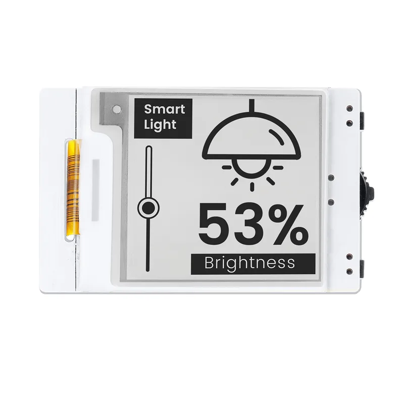 CrowPanel ESP32 1.54inch E-paper HMI Display with 152*152 Resolution, Black/White Color Driven By SPI Interface