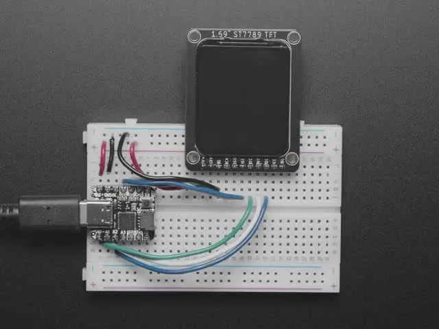 Adafruit 1.69" 280x240 Round Rectangle Color IPS TFT Display