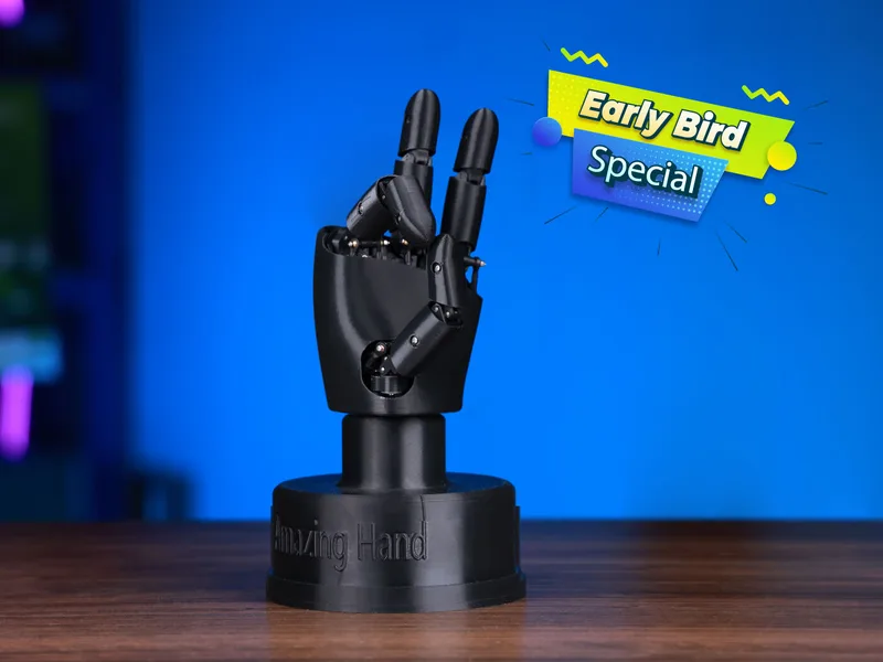 Amazing Hand (Left Hand): The Open-Source Robotic Hand Developer Kit