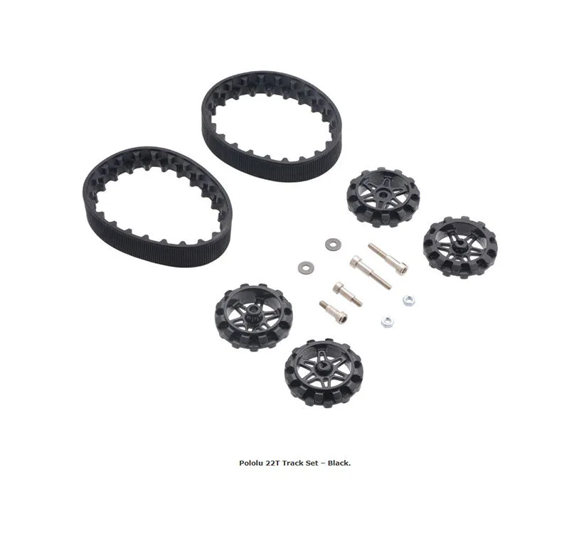 Pololu 22T Track Set - Black | 3030