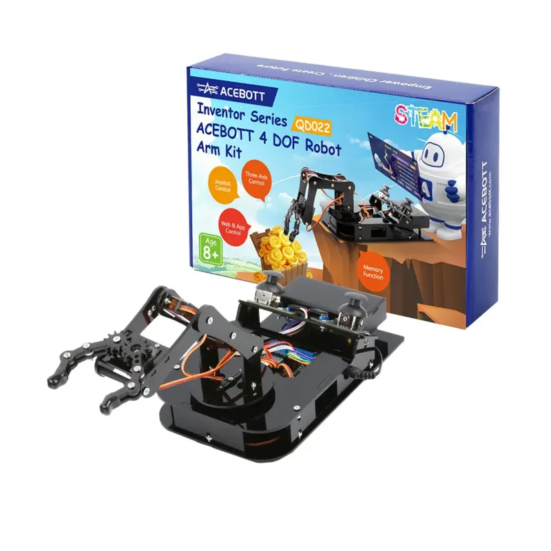 ACEBOTT QD022 ESP32 Programmable Robot Arm Kit for Arduino