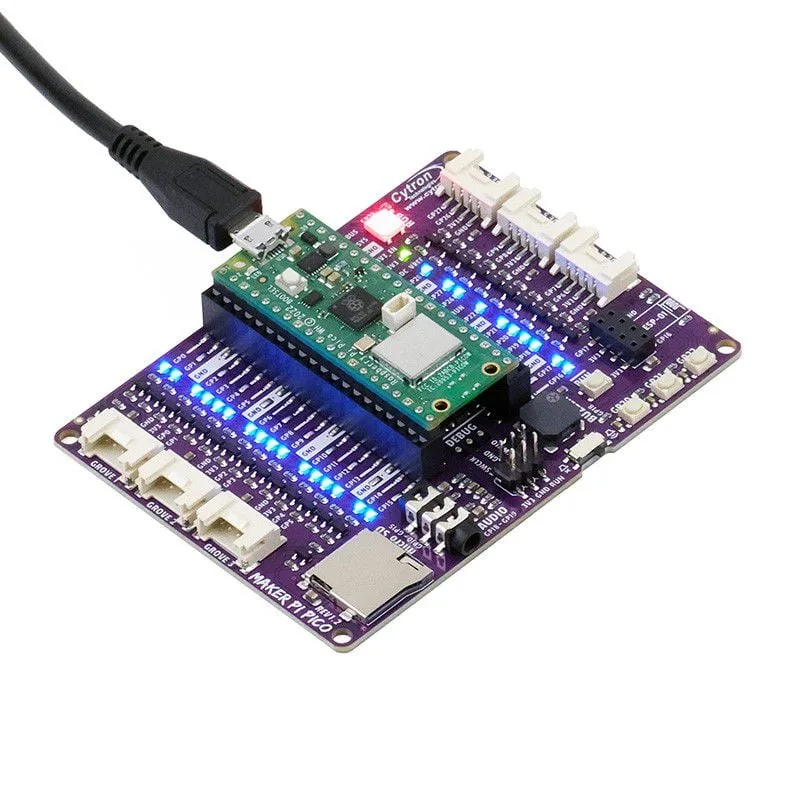 Maker Pi Pico: Simplifying Raspberry Pi Pico for Beginners