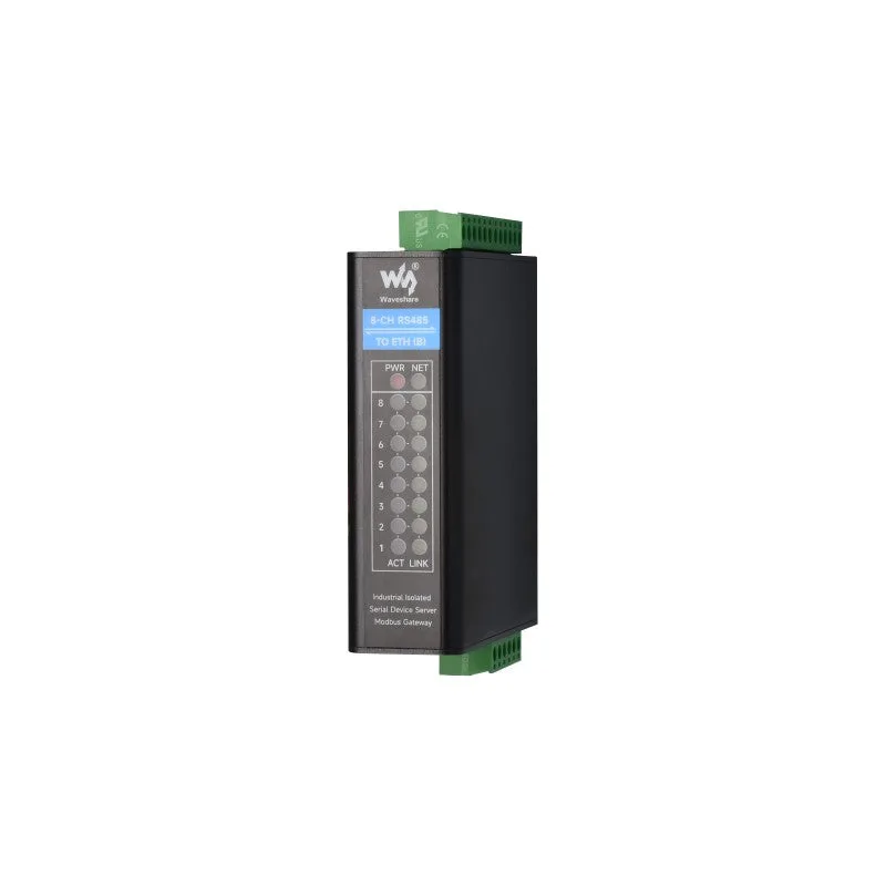 Waveshare 8チャンネルRS485-イーサネット 変換サーバ