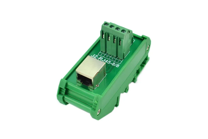 Simplify Wiring with DIN Rail RJ45 Terminal Block Adapter!
