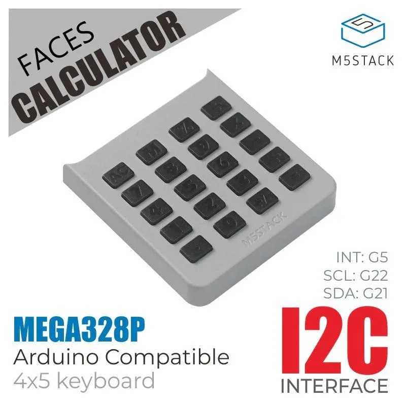 M5Stack Faces用電卓パネル--在庫限り