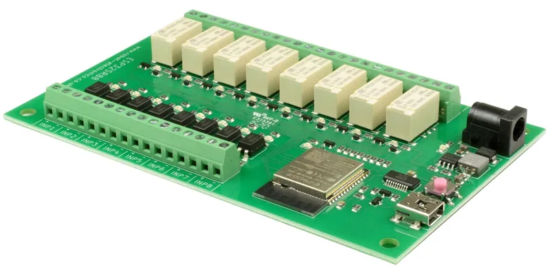 ESP32SR88 - WIFI 8 x 1A relays