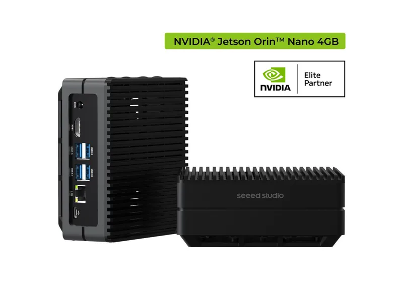 reComputer J3010 (w/o power adapter) - Edge AI Computer with NVIDIA® Jetson™ Orin™ Nano 4GB (Support Super Mode） 