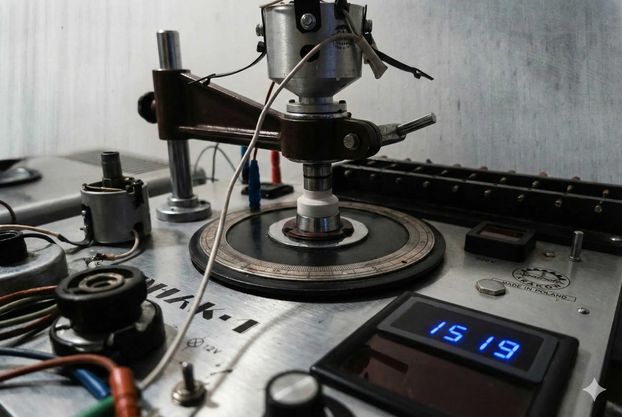 Distributor centrifugal curve measuring device