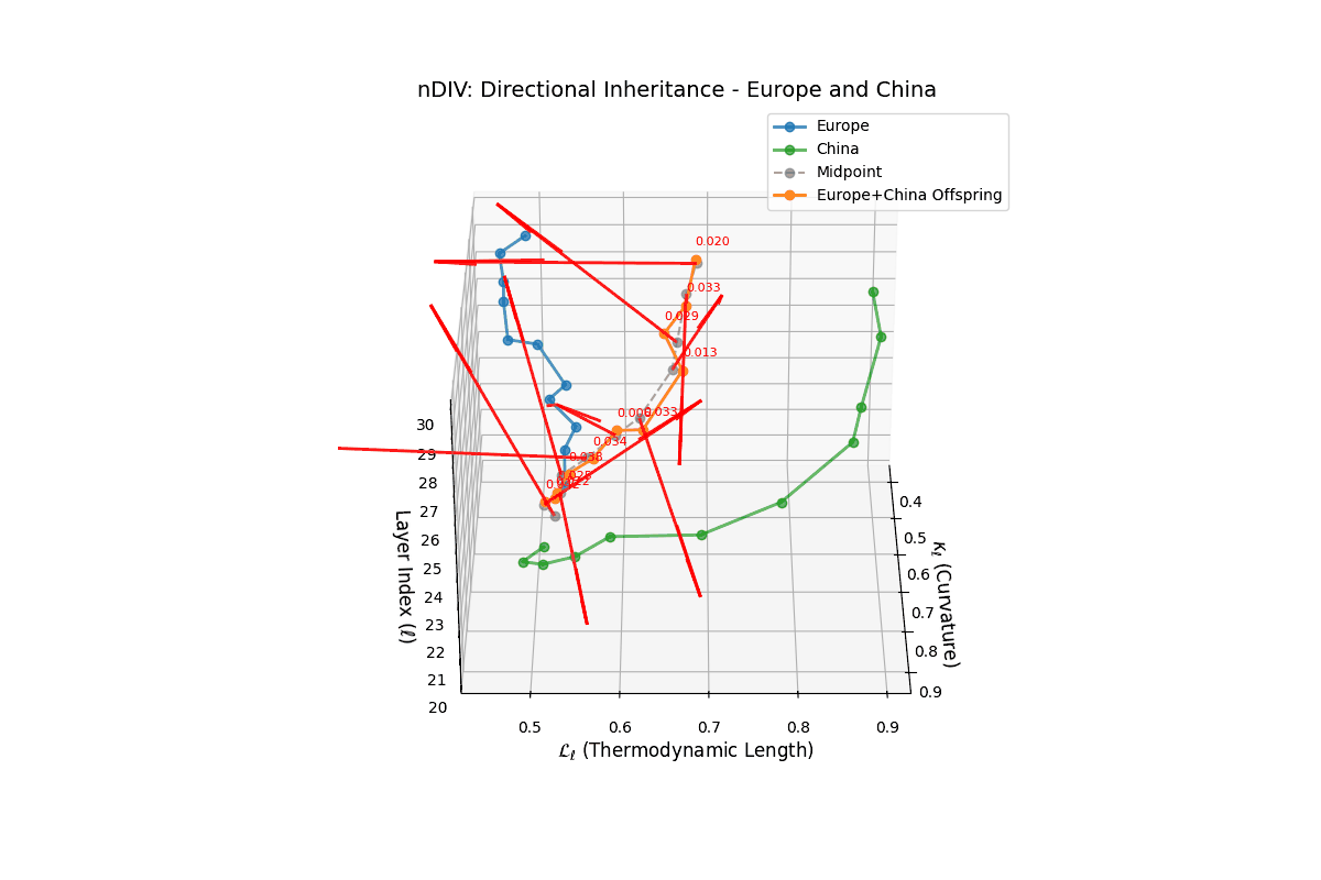 (XVIII) Directional Inheritance Dynamics between Europe and China