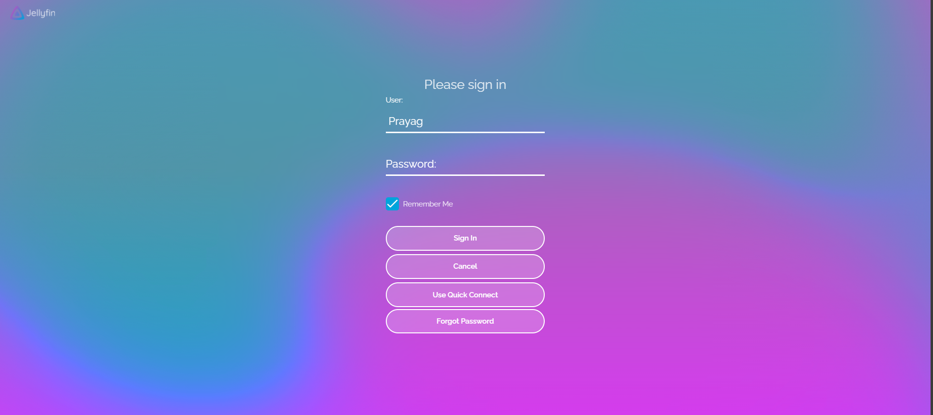 JellySkin Vibrante/minimal Jellyfin CSS using custom Icons and more