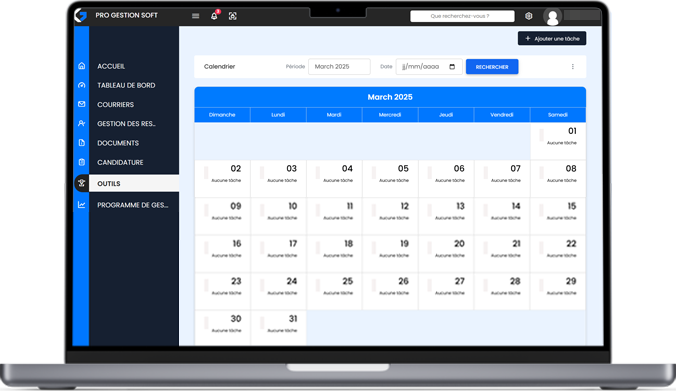 Planning and calendar module