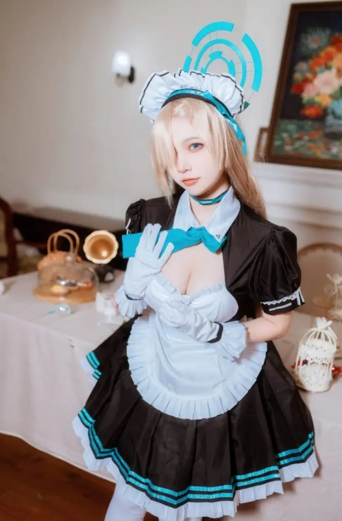 二佐Nisa 蔚蓝档案-明日奈女仆[30P-260MB]-佳人轩