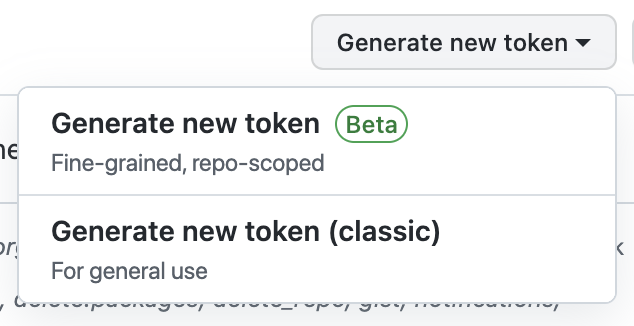 Generate new Tokens