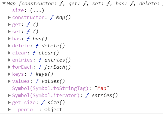 Map构造函数原型上的属性和方法