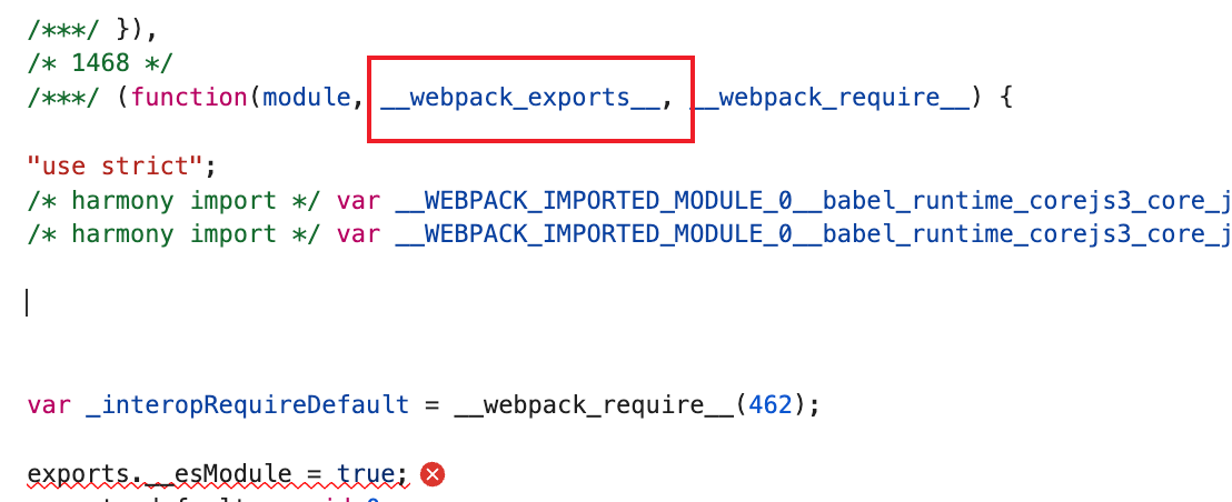 webpack 插入 webpack_exports 结果