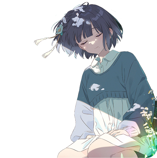 秦谷美铃无背景人物