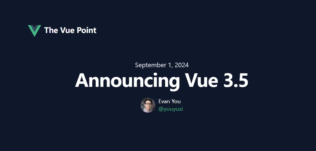 Vue3.5 更新了啥