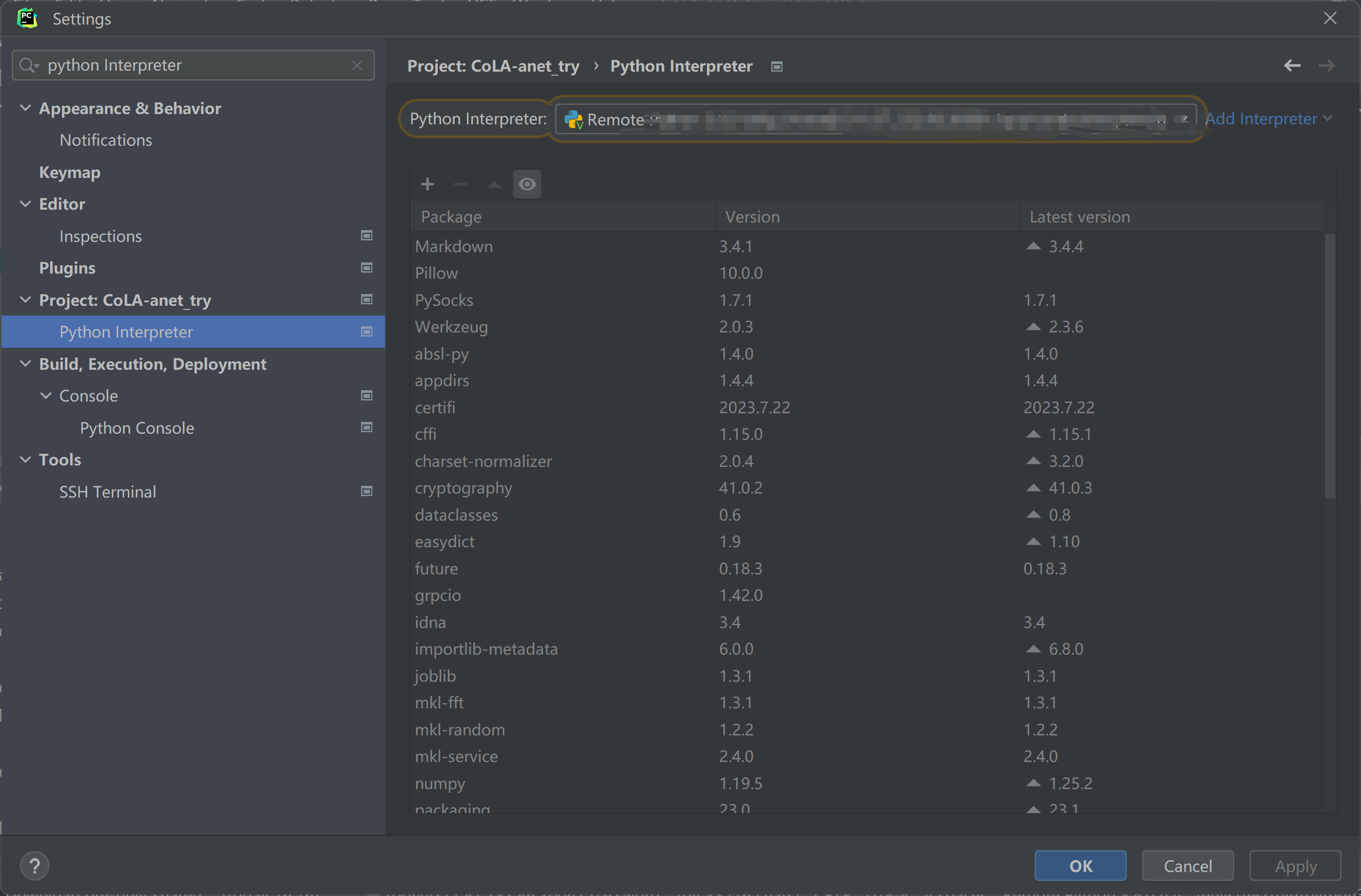 (零基础)pycharm+服务器+anaconda虚拟环境|配置深度学习环境 - lab | Rainnnのblog = Rainnnの ...