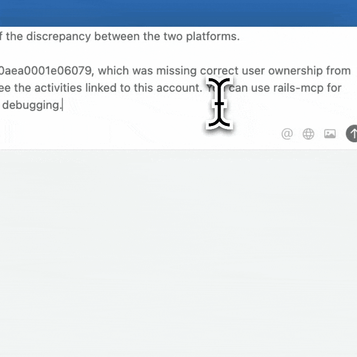 rails console mcp in cursor