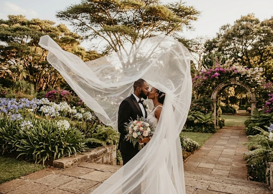 Professional photographer at a wedding event in Nairobi Fimbo Services