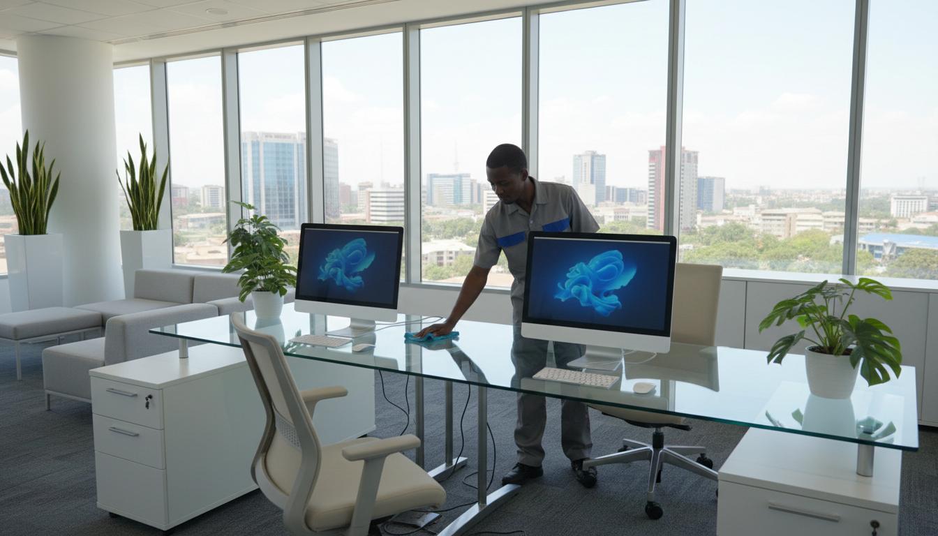 Bright apartment cleaning in Westlands high-rise