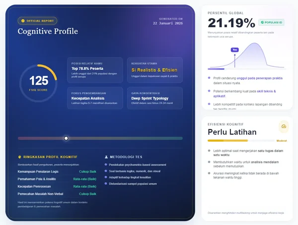 Contoh Dashboard Analisis
