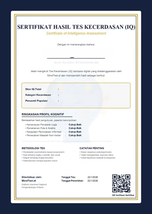 Contoh Sertifikat 3