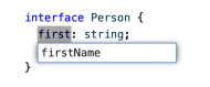 Choosing the new name.