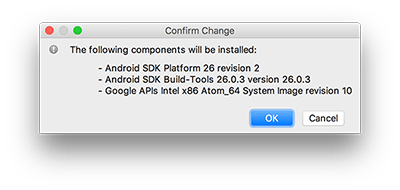 Android SDK Manager - Installs