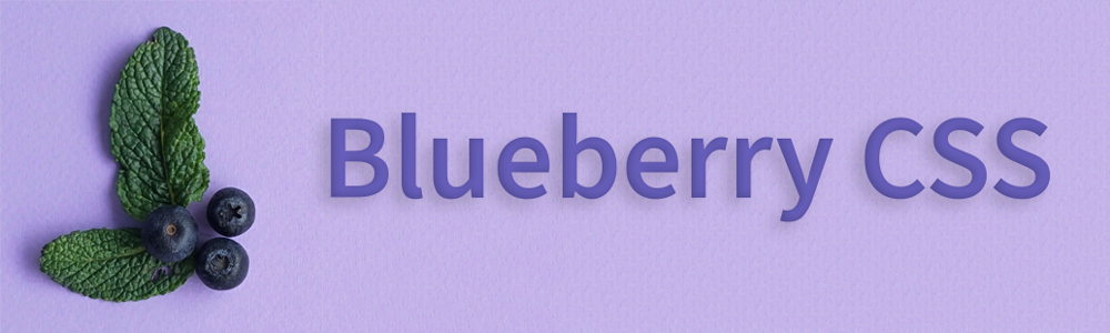Blueberry CSS - logotype