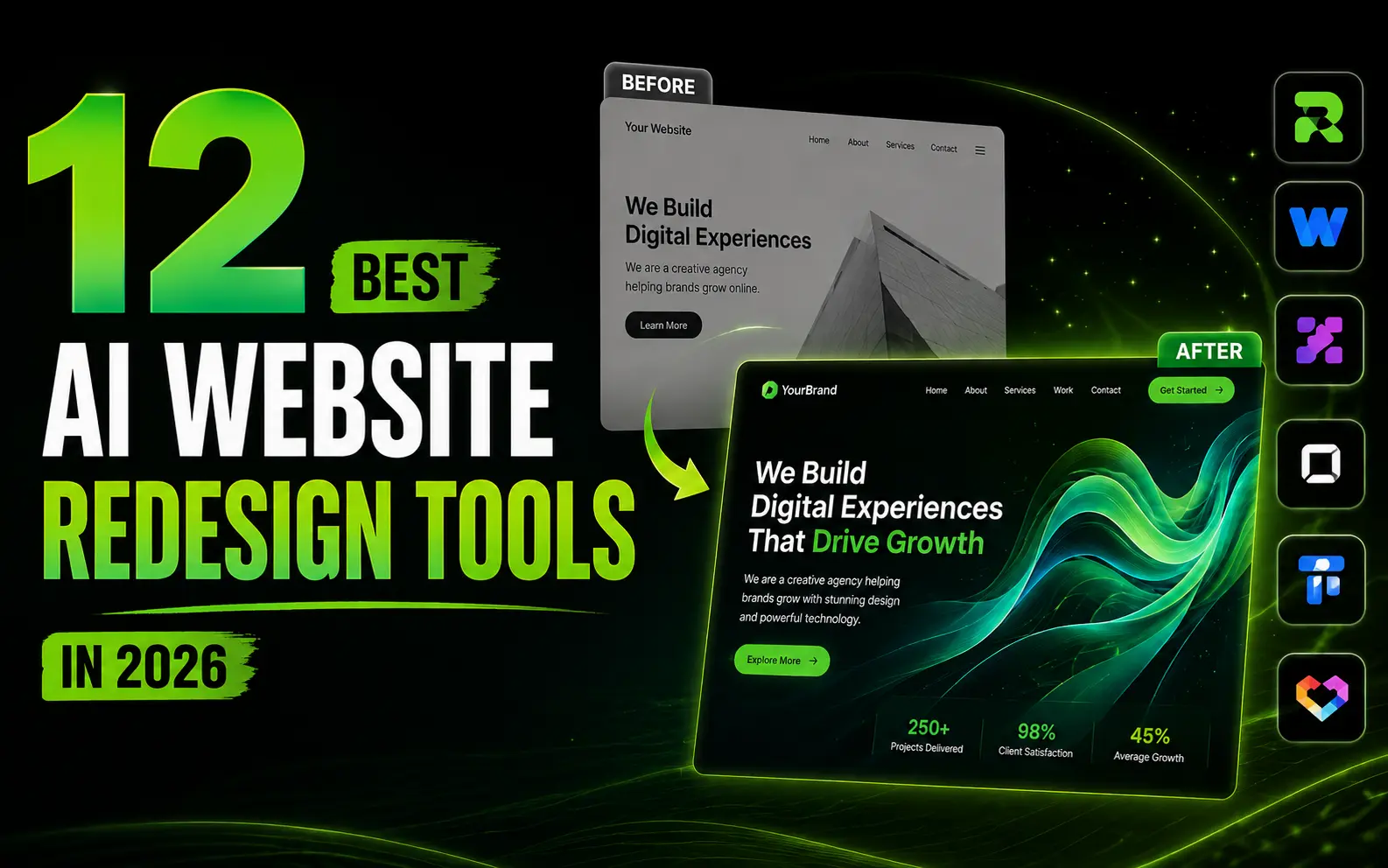 12 Best AI Website Redesign Tools in 2026