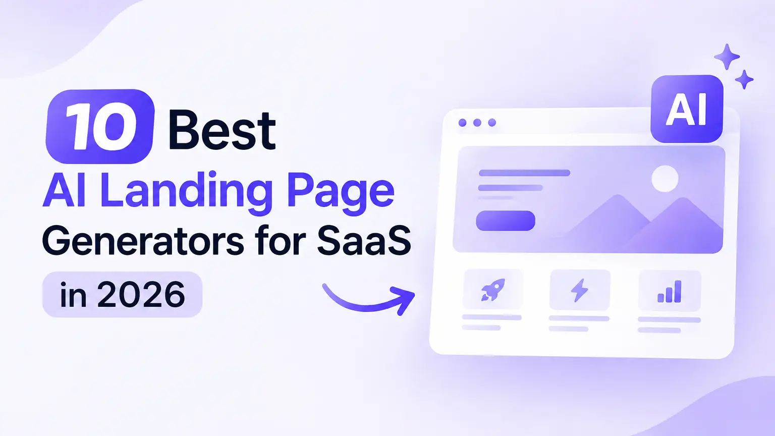10 Best AI Landing Page Generators for SaaS in 2026