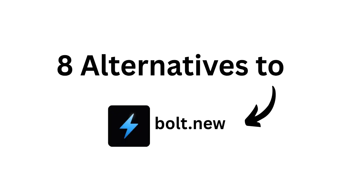 Cover illustration for a comparison of the best Bolt AI alternatives for building landing pages and web apps in 2026