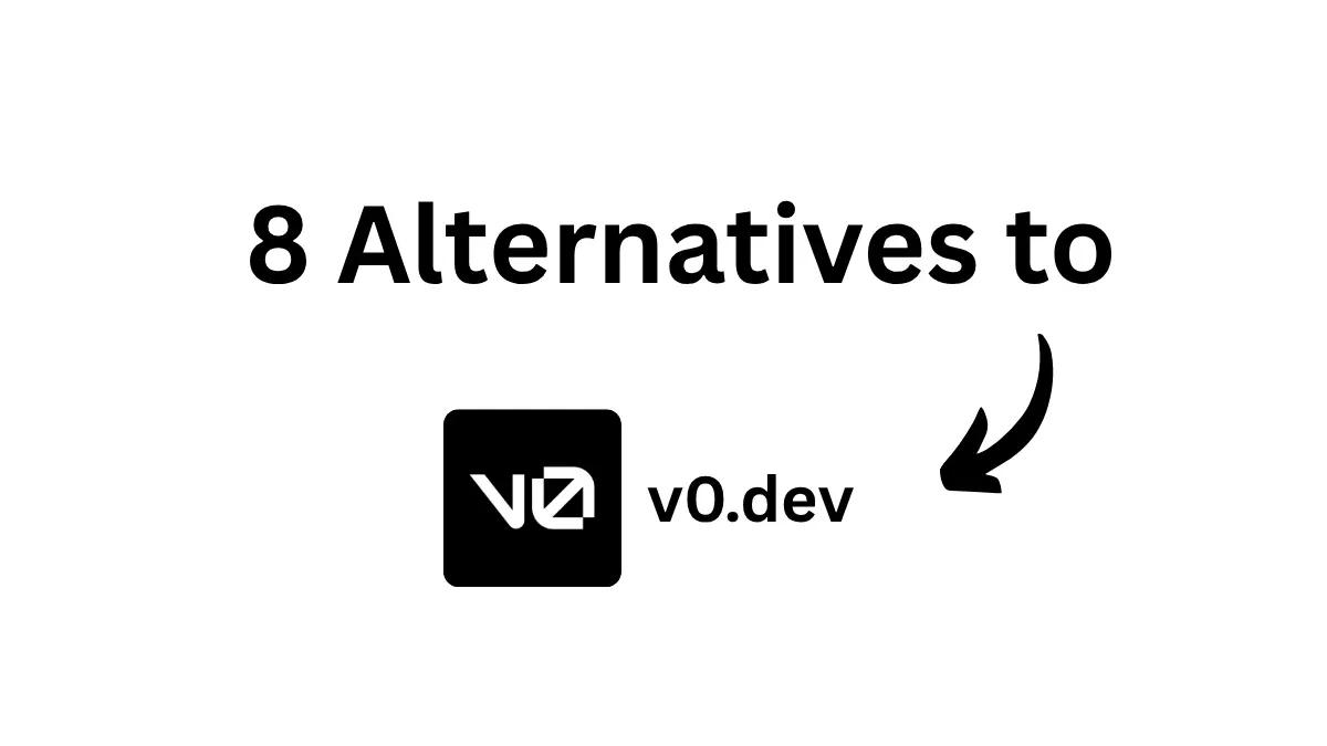 Cover illustration for a comparison of the best v0 alternatives for building SaaS landing pages in 2026