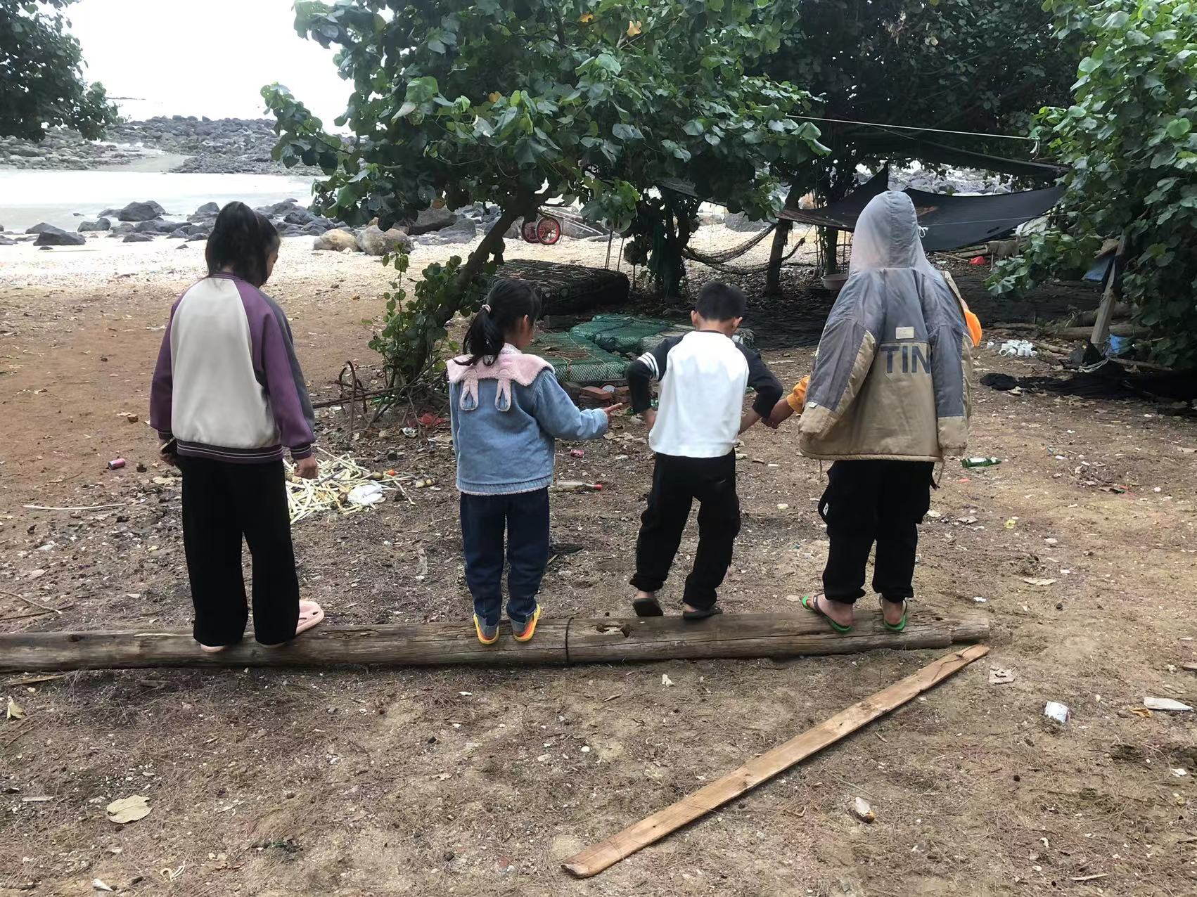 踩木头也可以成为一种游戏