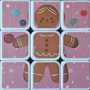 Gingerbread Man  sticker.