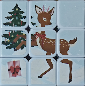Rudolph  sticker.