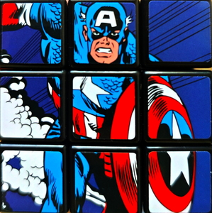 American Captain  sticker.