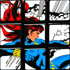 Black Widow  sticker.