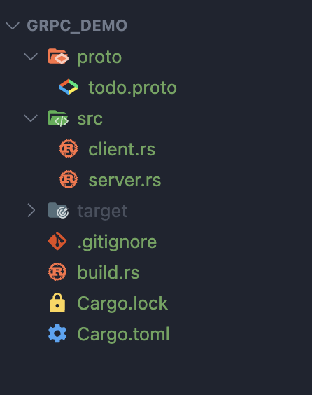 Rust gRPC 开发 todo-demo