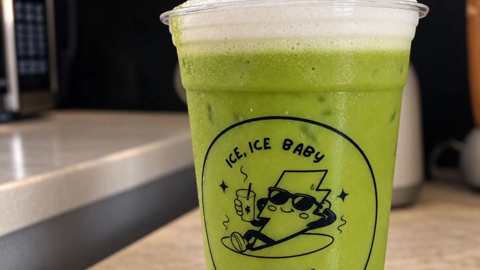 Bebida verde Ice Ice Baby