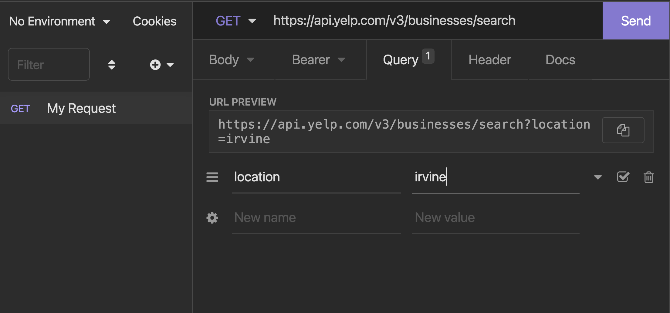 query param
