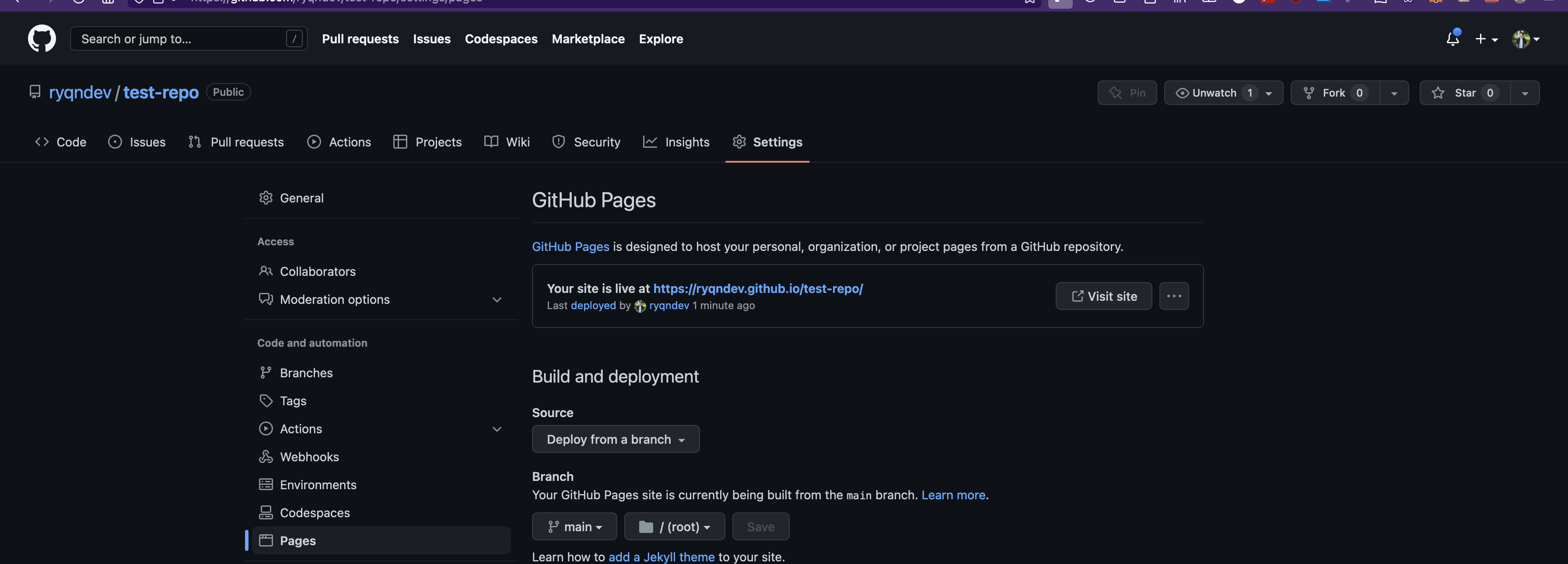 pages successfully generated