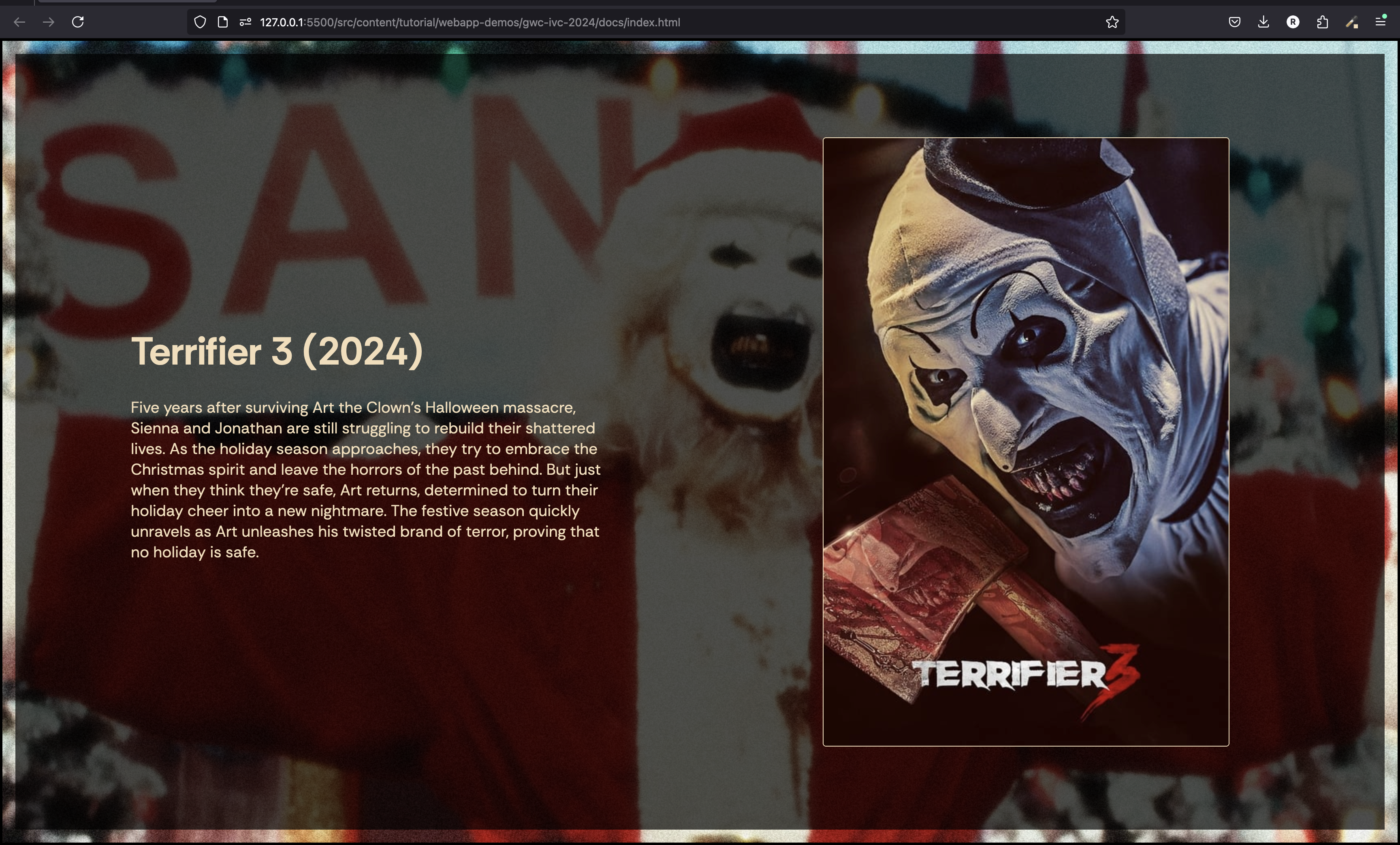 spooky popup